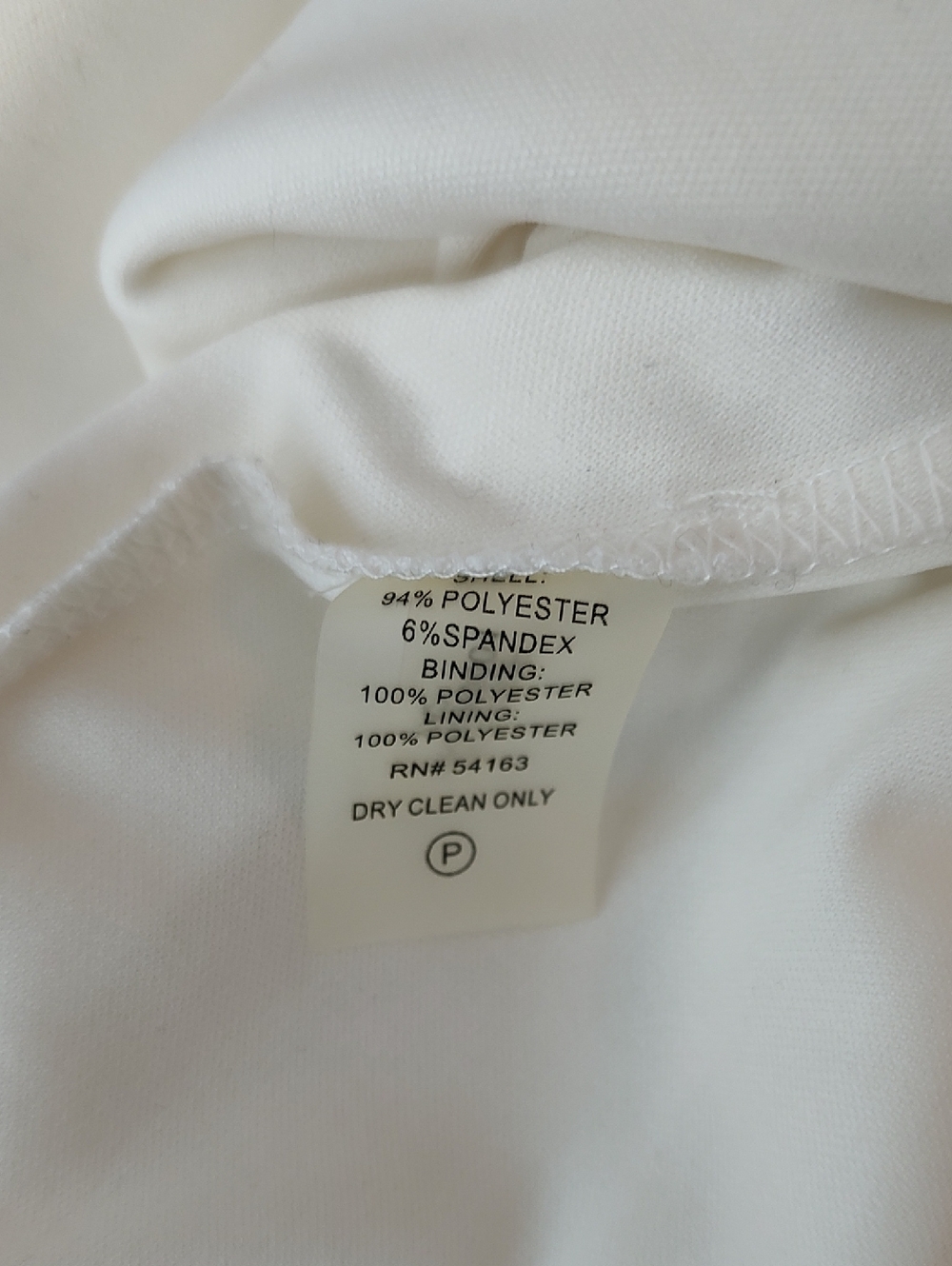 Tommy Hilfiger White Sleeveless Midi Dress with Black Trim - Picture 7 of 8